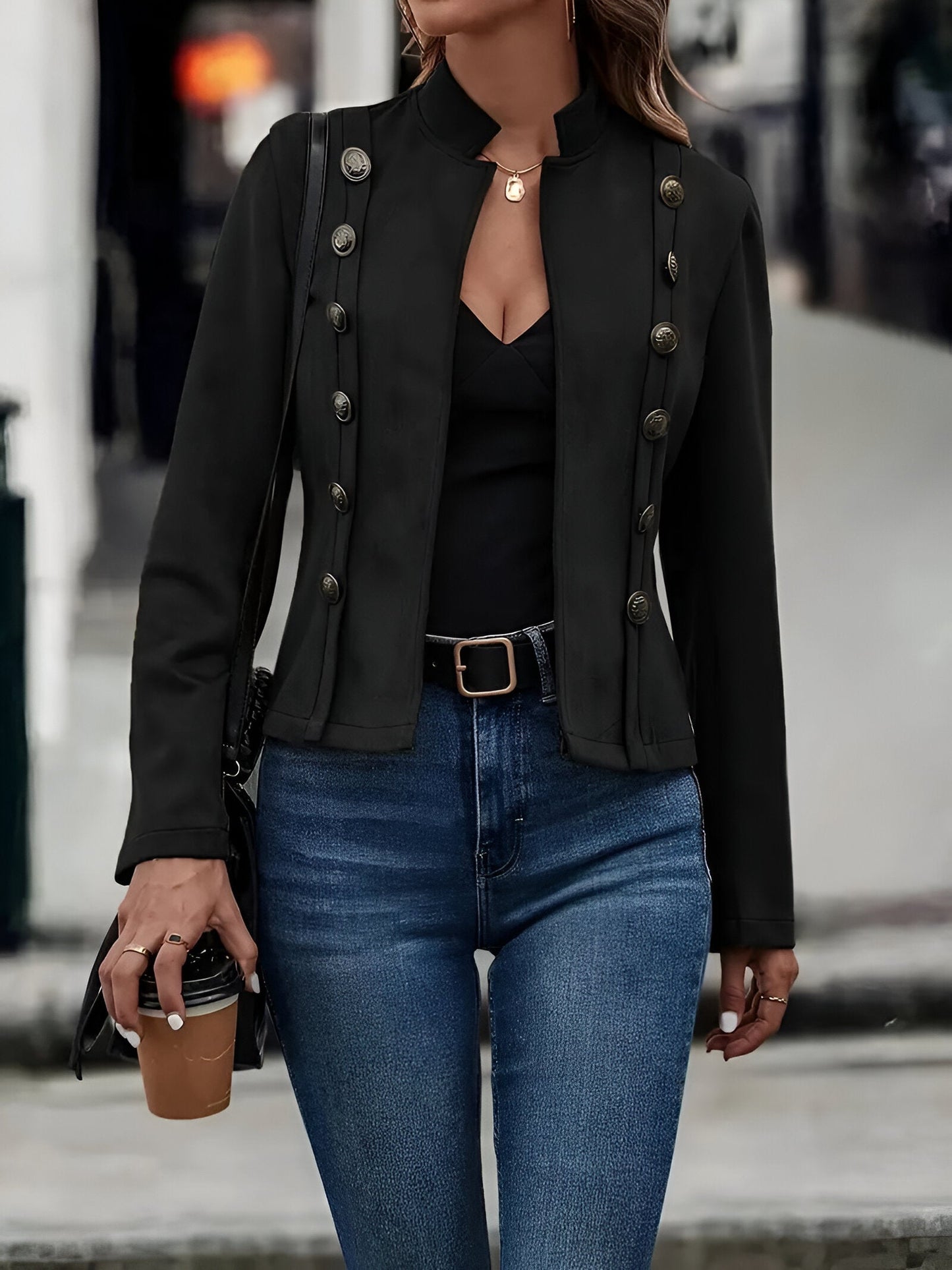 Johanna | Dubbelknäppt vintagejacka