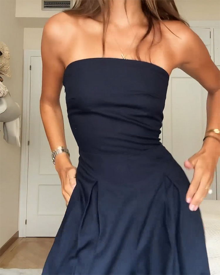 Elsa | Elegant Strapless Jumpsuit För Damer