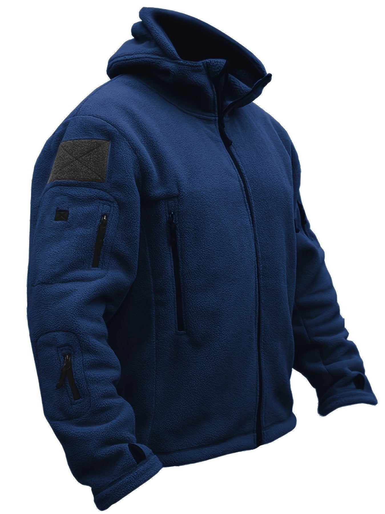 Vilhelm | Varm och Hållbar Militärinspirerad Fleecehoodie