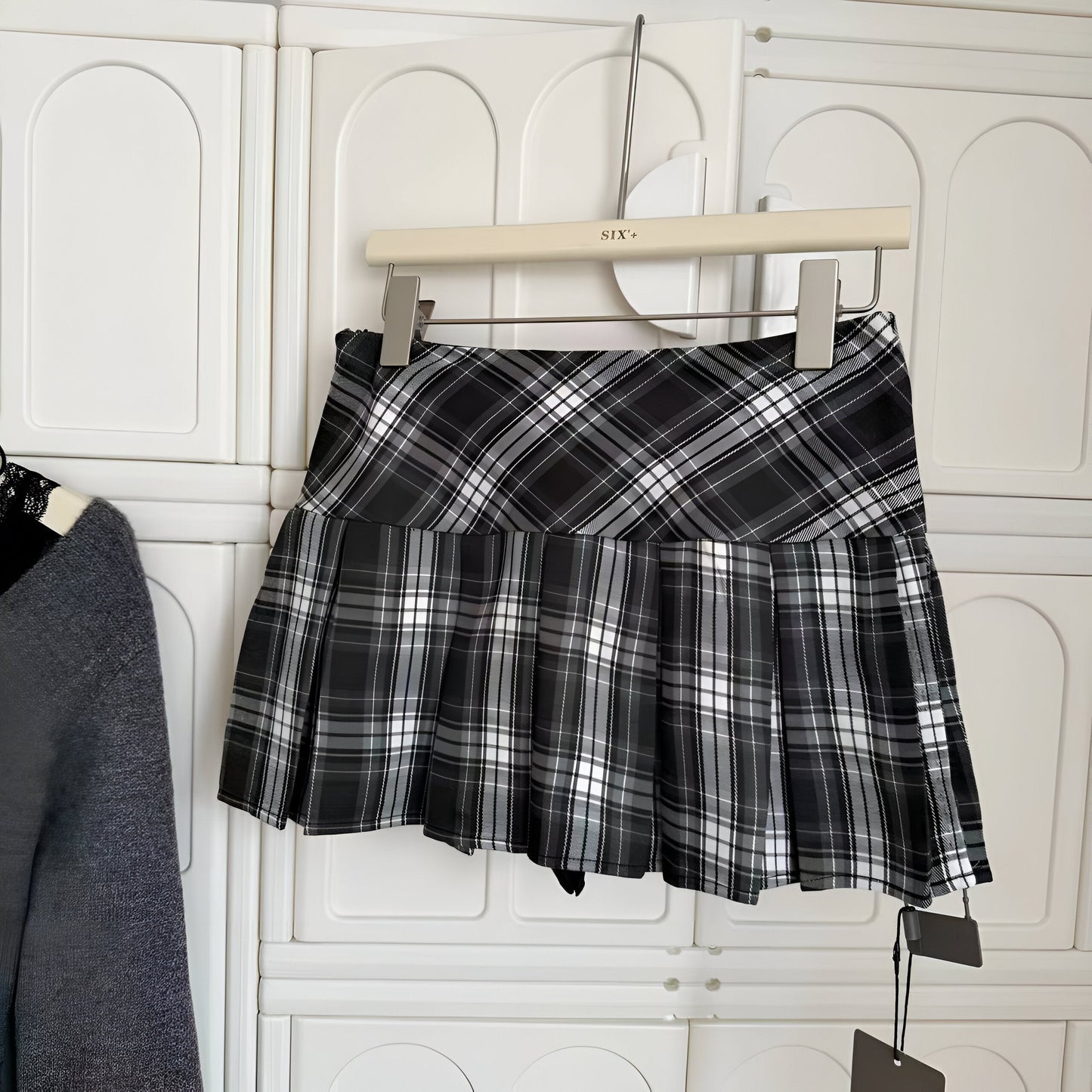 Klementine | Kvinna Gyaru Coquette V-Hals Fransk Vintage Tröja Långärmad