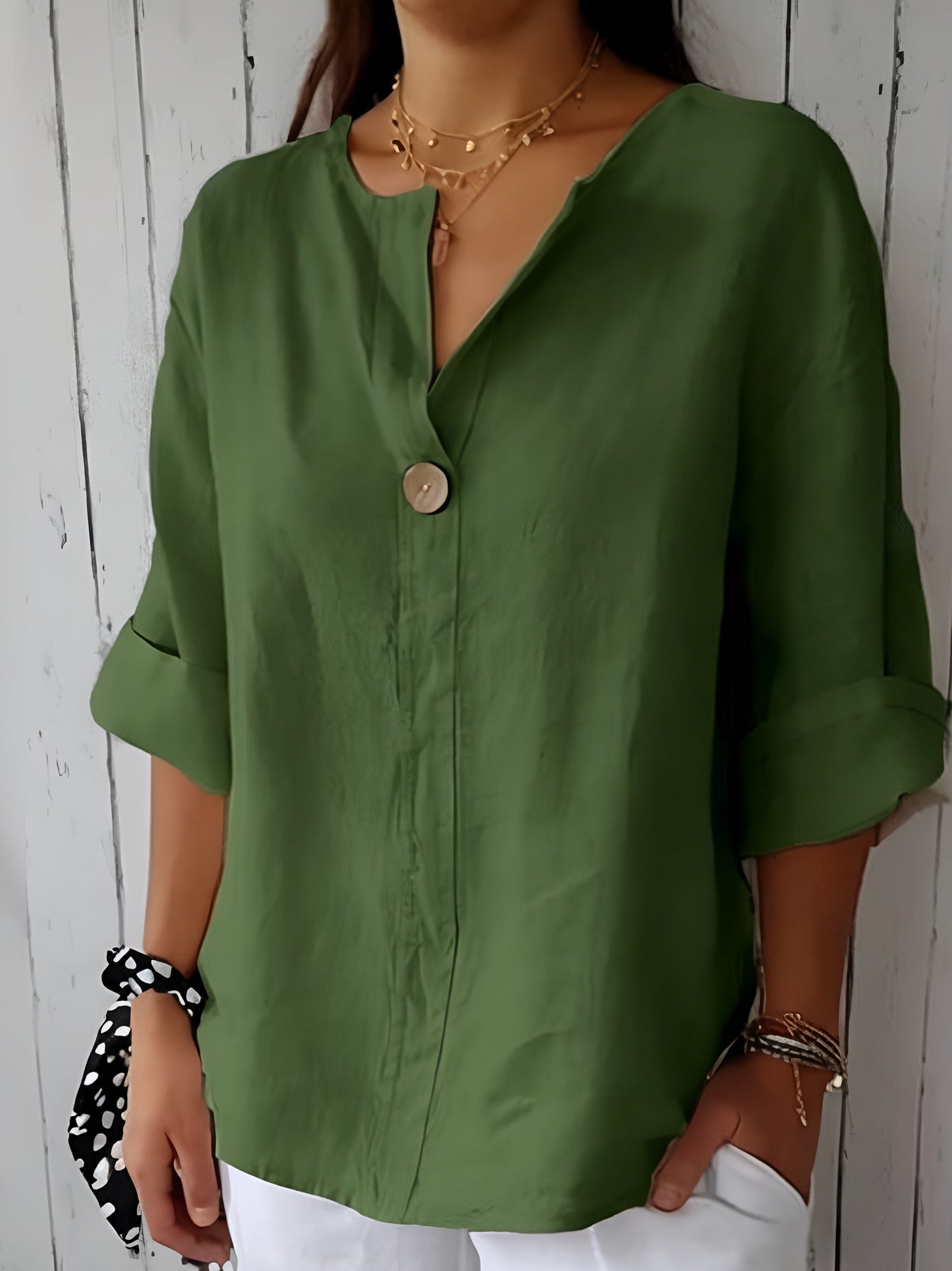 Lina | Avslappnad Chic Blus