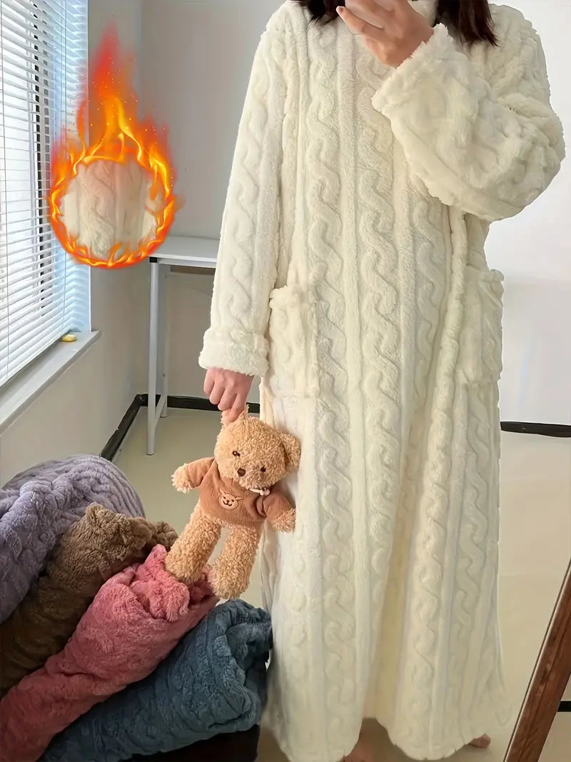 Remo - Mysig långärmad badrock