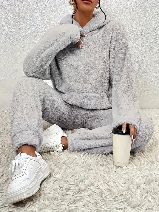 Frida | Mysigt tvådelat vinterset med hoodie