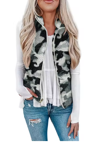 Patty - Polar fleece väst dam höst