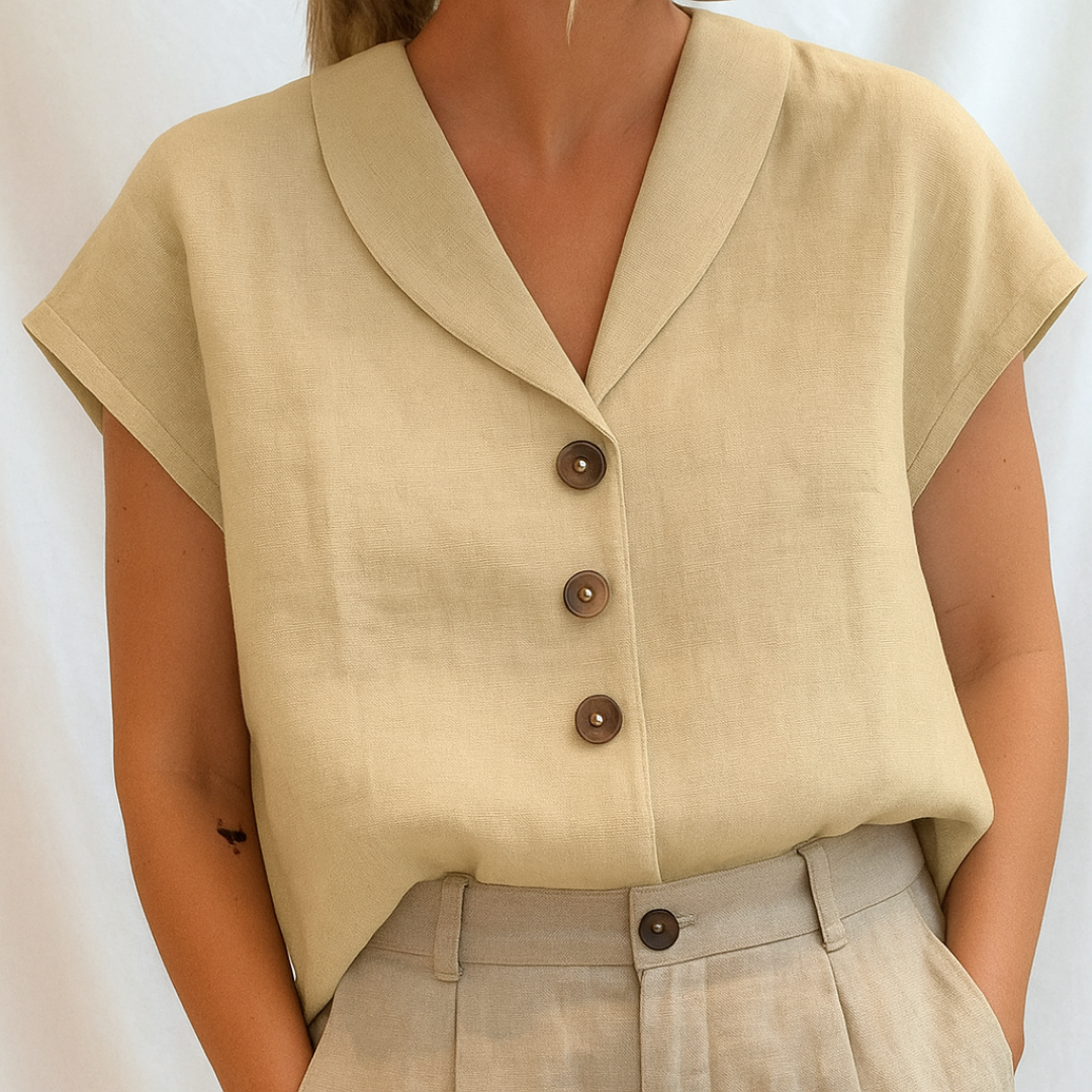 Linn | Elegant Blus För En Stilren Vardag