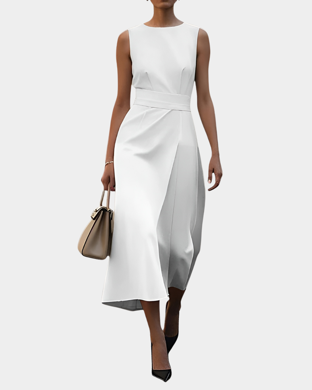 Elvira | Luftig Klänning Med Feminina Detaljer