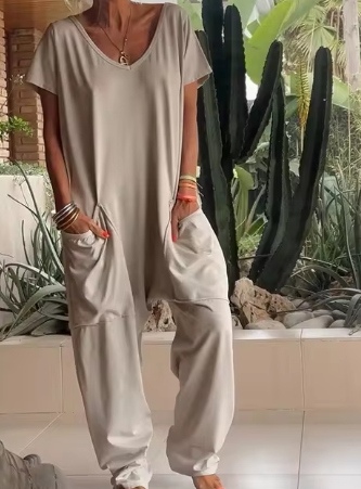 Xenia - Streetwear Mode Nya Lösa Jumpsuits