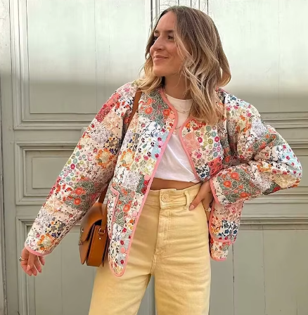 Pearl - Jackor Ladies Casual Print Långärmad