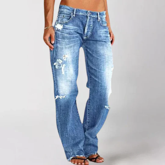 Diana - Lösa jeans med vid passform för kvinnor
