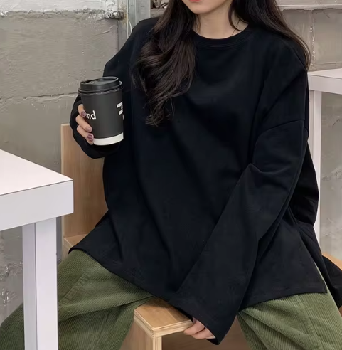 Karolin - Harajuku Lång T-shirt Vår Höst