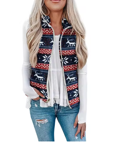 Patt - Polar fleece väst dam höst