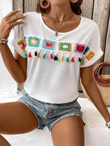 Adeline - Broderad T-shirt