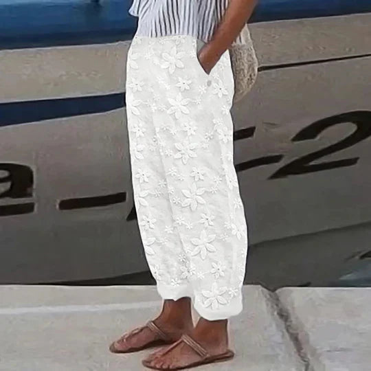 Belinda - Dammode Enfärgade byxor