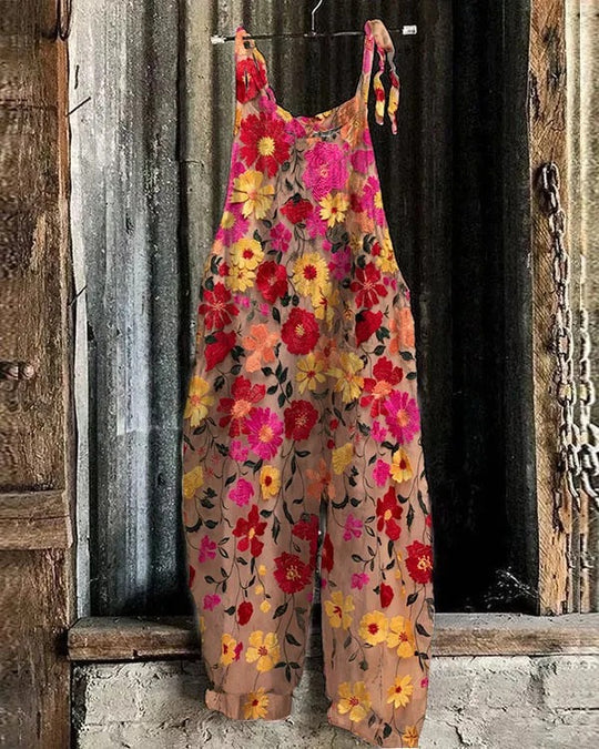 Ruby - Jumpsuit med vintagetryc