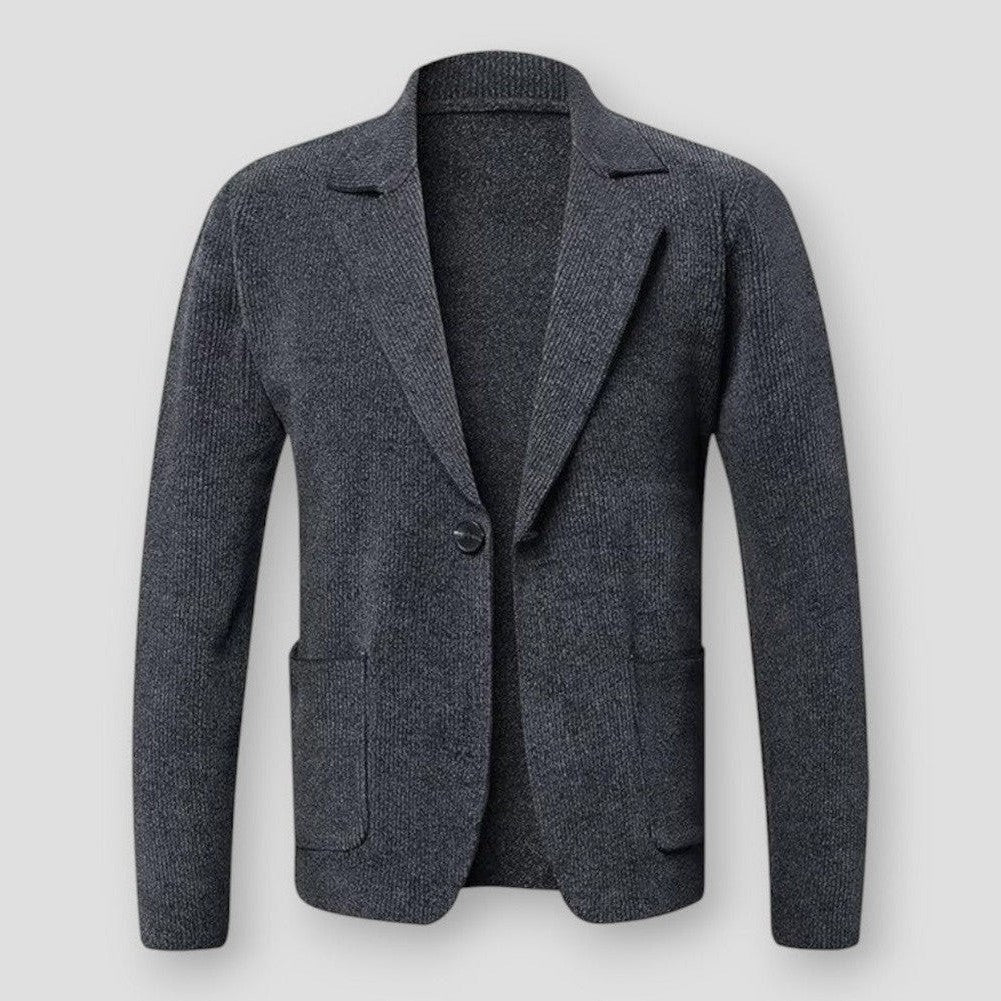 Axel | Tidlös Stickad Kavaj för en Sofistikerad Look