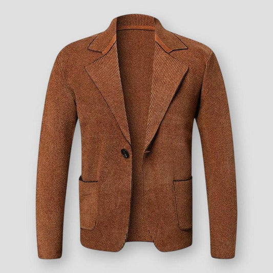 Axel | Tidlös Stickad Kavaj för en Sofistikerad Look