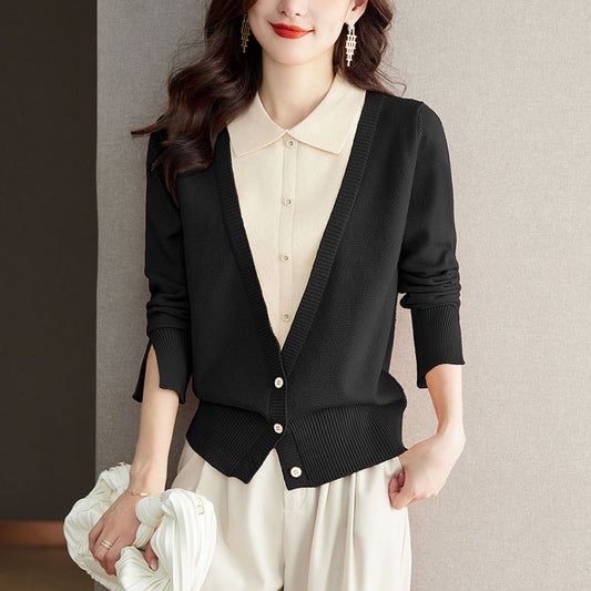 Lior | Yellow Vårens och höstens tvådelade kragar för kvinnor