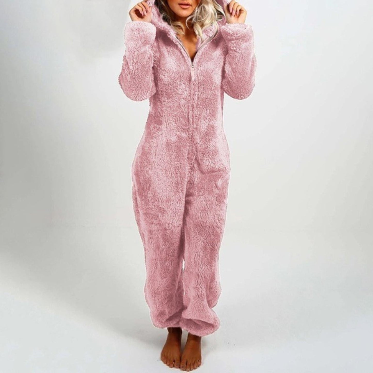Hilda | Mysig och elegant fleece jumpsuit för kvinnor