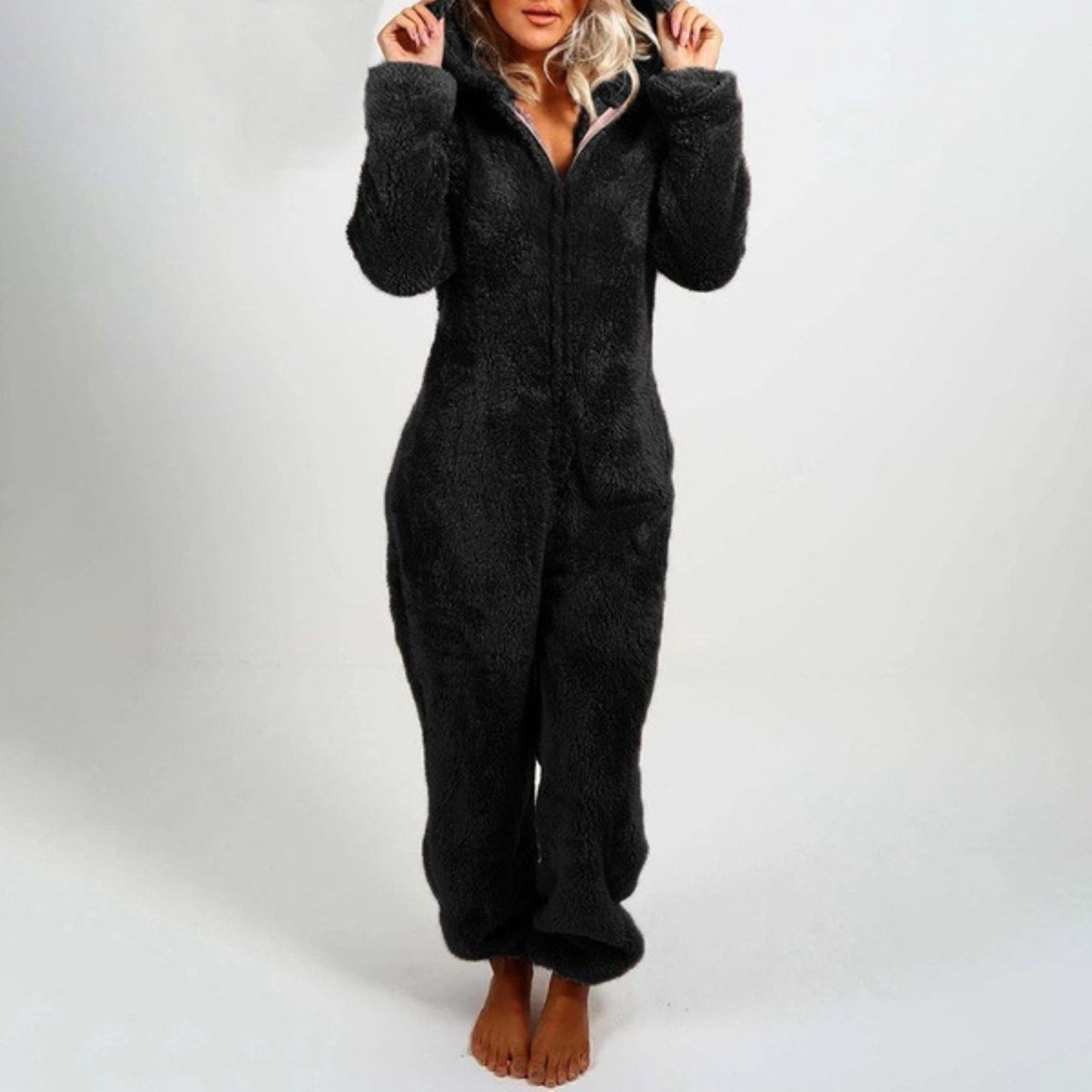 Hilda | Mysig och elegant fleece jumpsuit för kvinnor