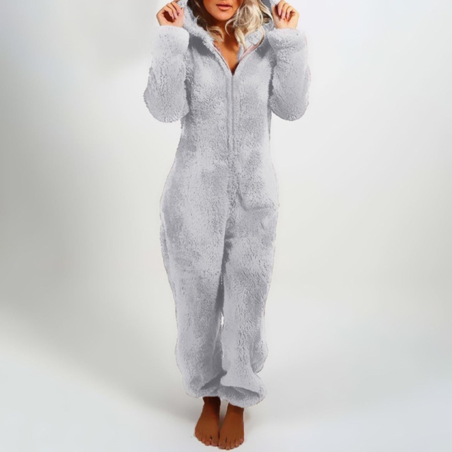 Hilda | Mysig och elegant fleece jumpsuit för kvinnor