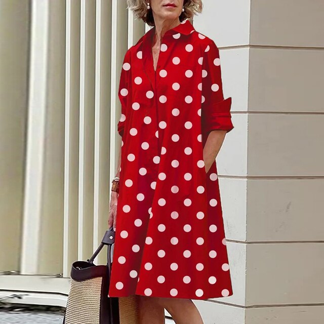 Jodi - Långärmad vintageklänning