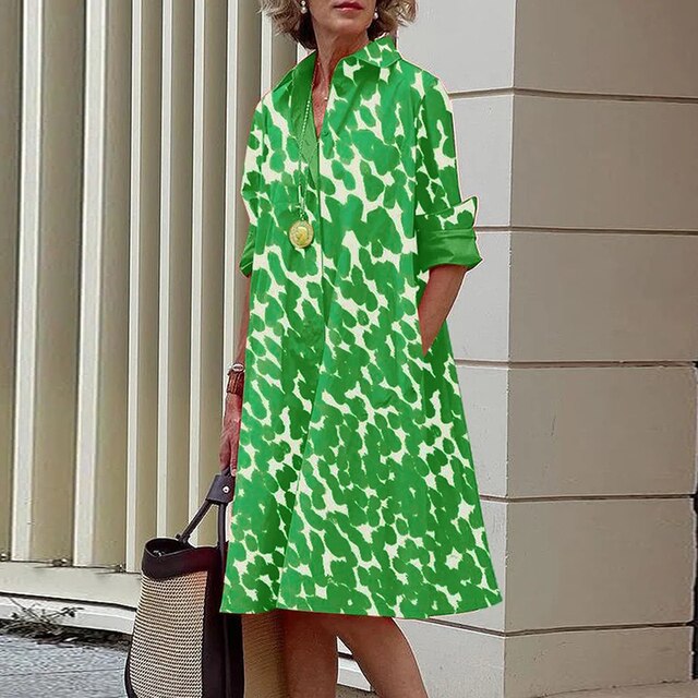 Jodi - Långärmad vintageklänning