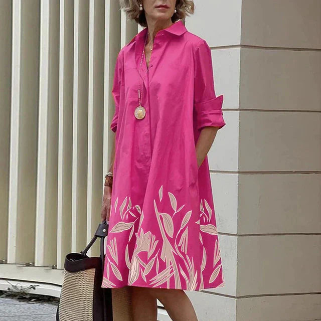 Jodi - Långärmad vintageklänning