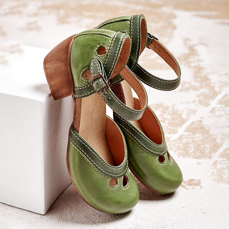 Aurora | Ortopediska Sandaler Med Låg Klack