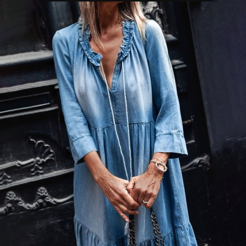 Signe | Boho-chic Maxi Klänning