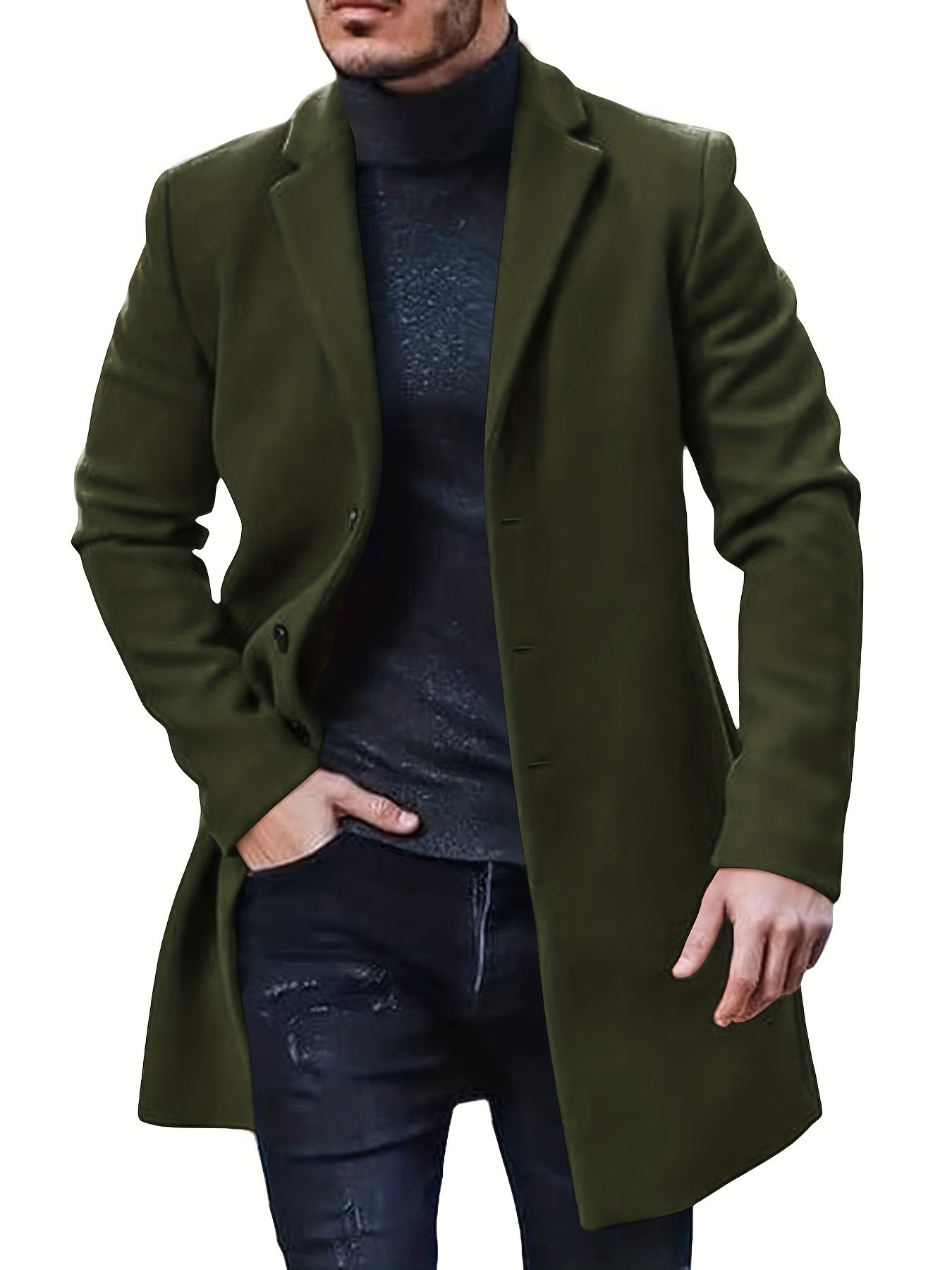 Claude | Varm Trench Overcoat Med Retro Stil