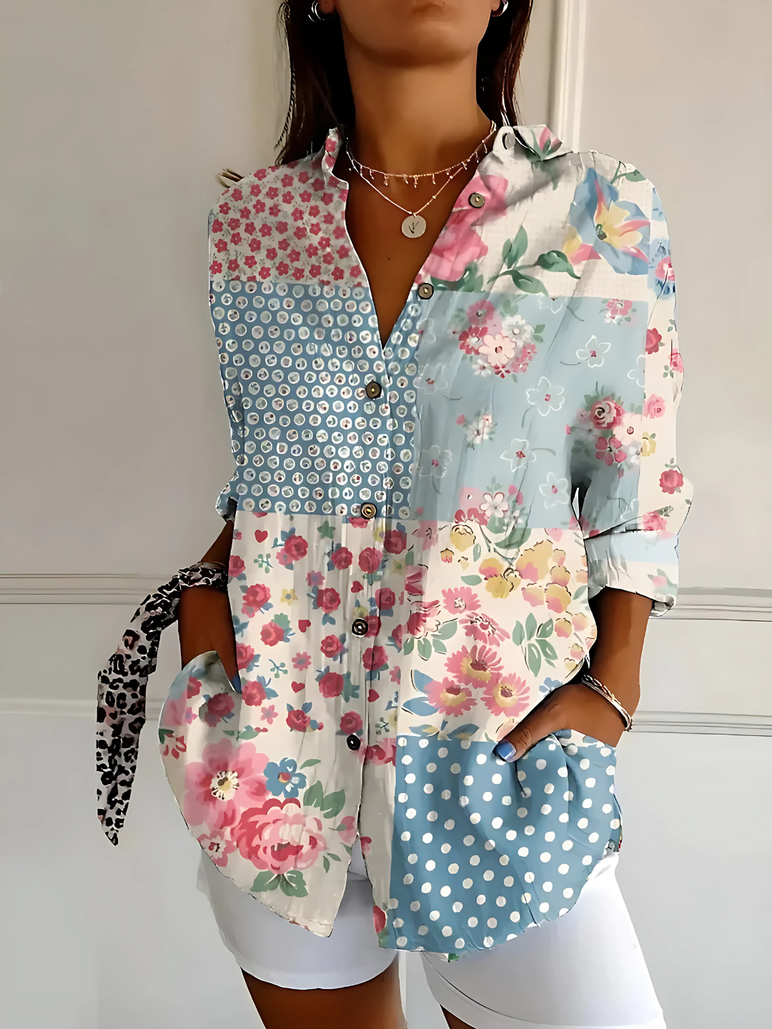 Ivy | Elegant Blommig Blus