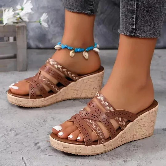 Helena - Sandaler i vintagesti