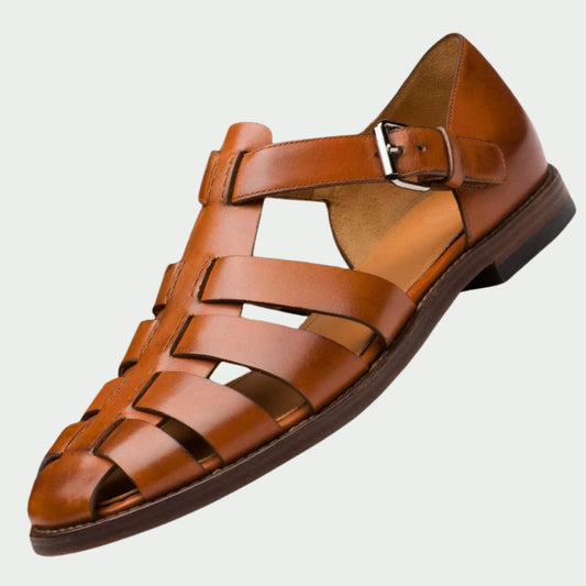 Arvid | Premium Herrsandaler I Äkta Läder