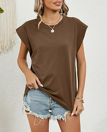 Audrey - Avslappnad kortärmad top