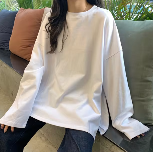 Karolin - Harajuku Lång T-shirt Vår Höst