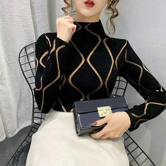 Muriel - Elegant tröja med polokrage