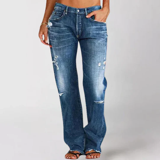 Diana - Lösa jeans med vid passform för kvinnor