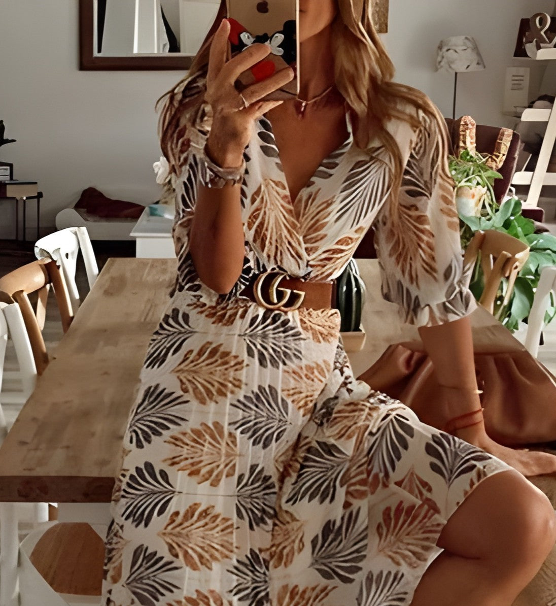 Sivya | Elegant klänning med stilren passform och lyxig känsla