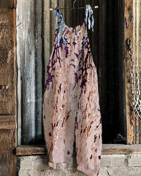 Ruby - Jumpsuit med vintagetryc