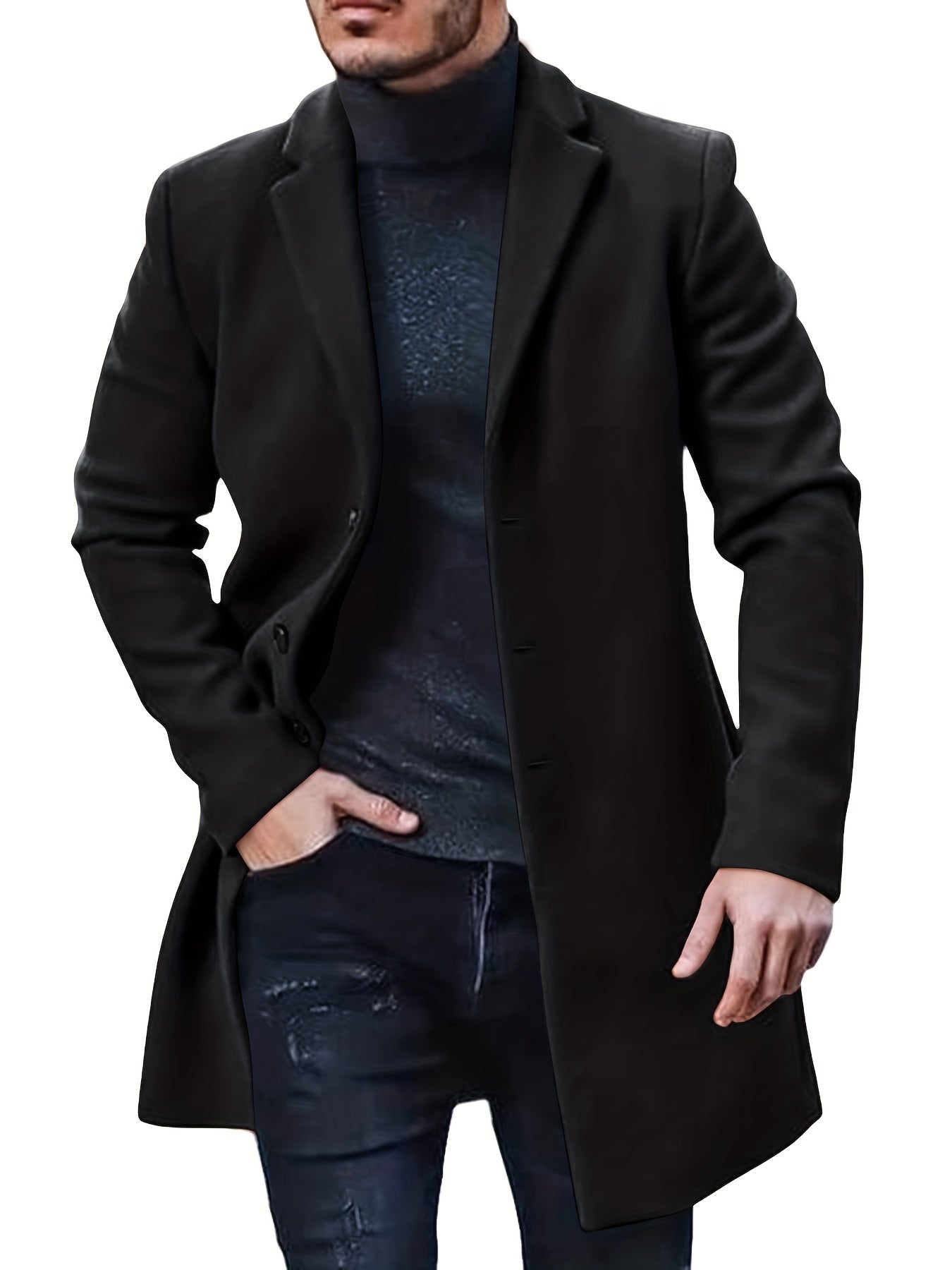 Claude | Varm Trench Overcoat Med Retro Stil