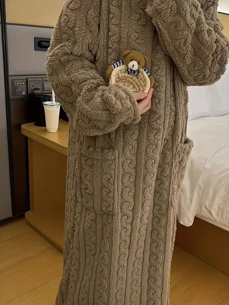 Remo - Mysig långärmad badrock