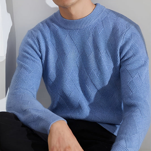 Helmer | Lyxig Herrtröja – Elegant Komfort och Stil