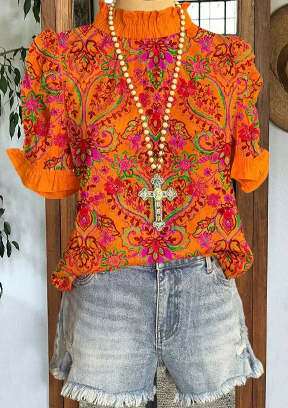 Pearl - Elegant topp med puffär