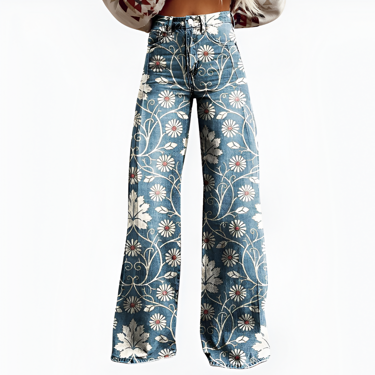 Ilva | Stilfulla Boho Vintage Byxor