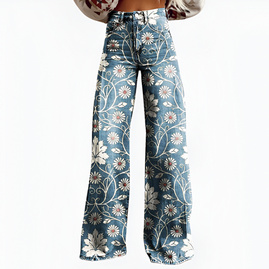 Ilva | Stilfulla Boho Vintage Byxor