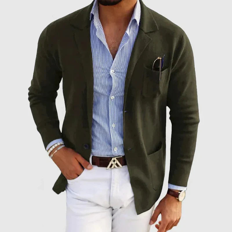 Milo | Klassisk Blazer Med Tidlös Design För Herr