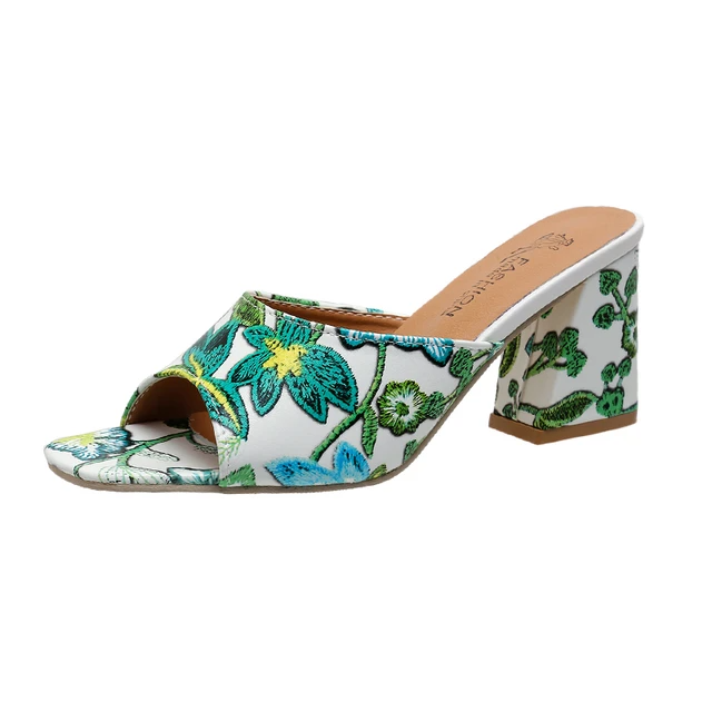 Gennie - Designer-sandaler med hög klack
