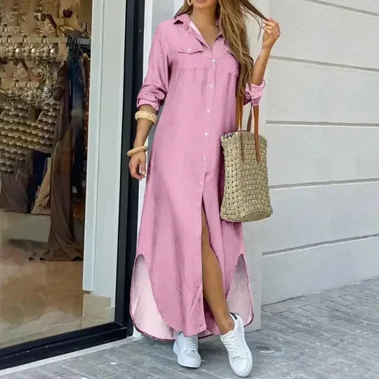 Catherine - Avslappnad långklänning