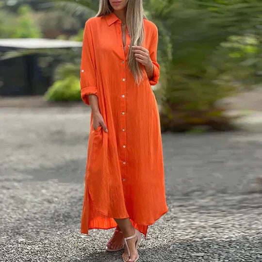 Elizabeth - Lång vardagsklänning