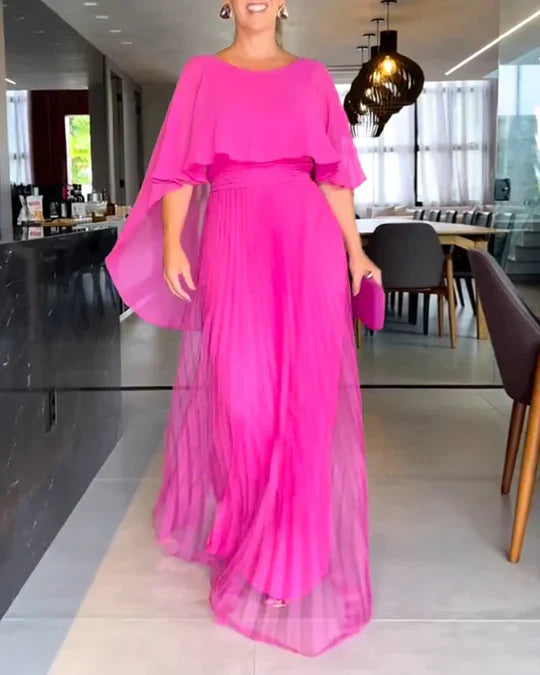 Beatrice - Elegant maxiklänning med rund halsringning